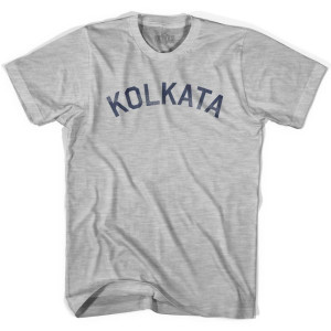 Kolkata Vintage Womens Cotton T-shirt - Grey Heather Kolkata Vintage Womens Cotton T-shirt - Grey Heather