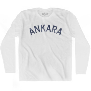 Ankara Vintage Adult Cotton Long Sleeve T-shirt-White Ankara Vintage Adult Cotton Long Sleeve T-shirt-White