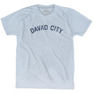 Davao Vintage Adult Tri-Blend T-shirt - Athletic White Davao Vintage Adult Tri-Blend T-shirt - Athletic White