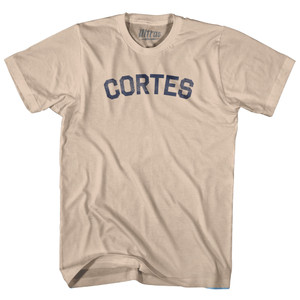 CORTES Adult Cotton T-shirt - Creme
