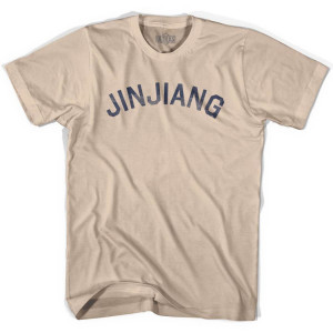 Jinjiang Vintage Adult Cotton T-shirt - Creme Jinjiang Vintage Adult Cotton T-shirt - Creme