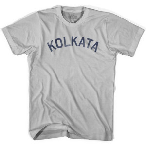 Kolkata Vintage Adult Cotton T-shirt - Cool Grey