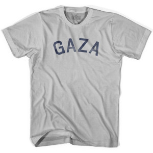 Gaza Vintage Adult Cotton T-shirt - Cool Grey
