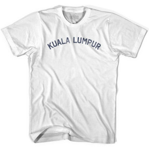Kuala Lumpur Vintage Youth Cotton T-shirt - White