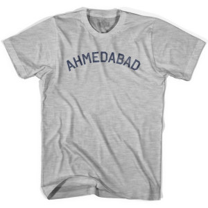 Ahmedabad Text Youth Cotton T-shirt - Grey Heather Ahmedabad Text Youth Cotton T-shirt - Grey Heather