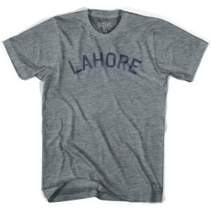 Lahore Vintage Adult Tri-Blend T-shirt - Athletic Grey Lahore Vintage Adult Tri-Blend T-shirt - Athletic Grey