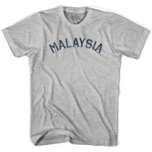 Malaysia Vintage City Youth Cotton T-shirt - Grey Heather Malaysia Vintage City Youth Cotton T-shirt - Grey Heather
