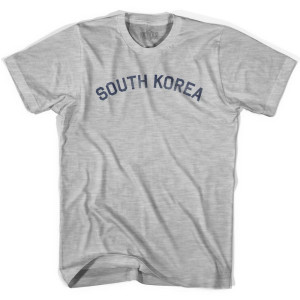 South Korea Vintage City Youth Cotton T-shirt-Grey Heather South Korea Vintage City Youth Cotton T-shirt-Grey Heather