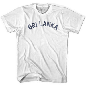 Sri Lanka Vintage City Youth Cotton T-shirt - White Sri Lanka Vintage City Youth Cotton T-shirt - White