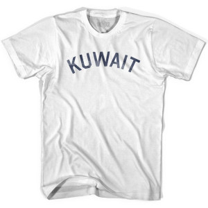 Kuwait Vintage City Youth Cotton T-shirt - White Kuwait Vintage City Youth Cotton T-shirt - White