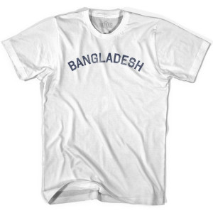 Bangladesh Vintage City Youth Cotton T-shirt-White Bangladesh Vintage City Youth Cotton T-shirt-White