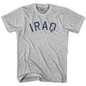 Iraq Vintage City Youth Cotton T-shirt-Grey Heather Iraq Vintage City Youth Cotton T-shirt-Grey Heather