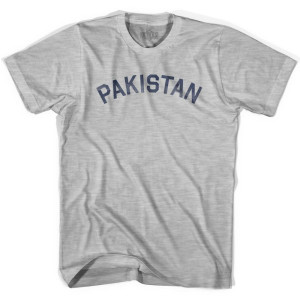 Pakistan Vintage City Youth Cotton T-shirt-Grey Heather