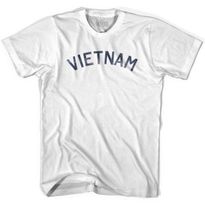 Vietnam Vintage City Youth Cotton T-shirt - White Vietnam Vintage City Youth Cotton T-shirt - White