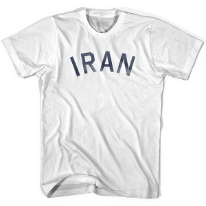 Iran Vintage City Youth Cotton T-shirt-White Iran Vintage City Youth Cotton T-shirt-White