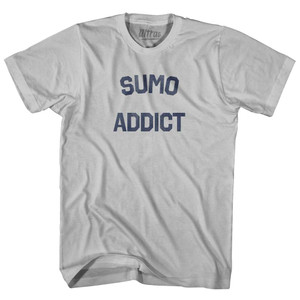 Sumo Addict Adult Cotton T-shirt - Cool Grey