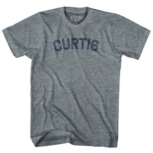 CURTIS Womens Tri-Blend Junior Cut T-Shirt - Athletic Grey