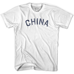 China Vintage City Womens Cotton T-shirt-White