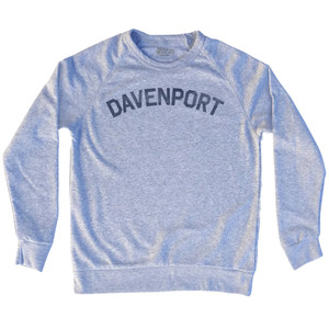 DAVENPORT Adult Tri-Blend Sweatshirt - Heather Grey