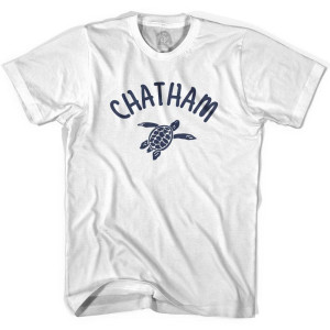 Chatham Beach Sea Turtle Youth Cotton T-shirt - White Chatham Beach Sea Turtle Youth Cotton T-shirt - White