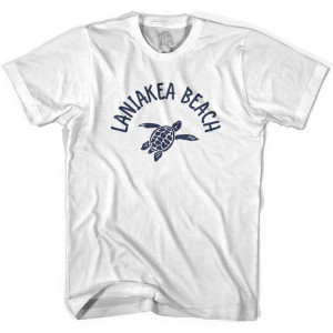 Laniakea Beach Sea Turtle Youth Cotton T-shirt - White