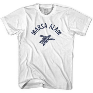 Marsa Alam Beach Sea Turtle Youth Cotton T-shirt - White Marsa Alam Beach Sea Turtle Youth Cotton T-shirt - White