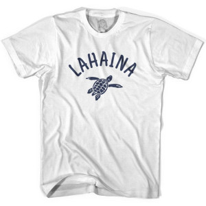 Lahaina Beach Sea Turtle Youth Cotton T-shirt - White Lahaina Beach Sea Turtle Youth Cotton T-shirt - White