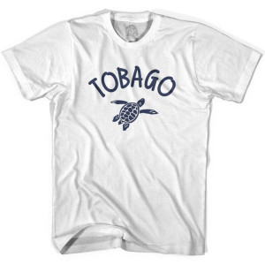 Tobago Beach Sea Turtle Youth Cotton T-shirt - White Tobago Beach Sea Turtle Youth Cotton T-shirt - White