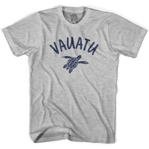 Vauatu Beach Sea Turtle Youth Cotton T-shirt - Grey Heather Vauatu Beach Sea Turtle Youth Cotton T-shirt - Grey Heather