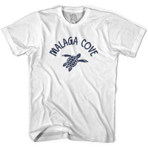Malaga Cove Beach Sea Turtle Youth Cotton T-shirt - White Malaga Cove Beach Sea Turtle Youth Cotton T-shirt - White