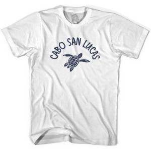 Cabo San Lucas Beach Sea Turtle Youth Cotton T-shirt - White Cabo San Lucas Beach Sea Turtle Youth Cotton T-shirt - White
