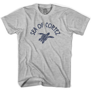 Sea of Cortez Beach Sea Turtle Youth Cotton T-shirt-Grey Heather Sea of Cortez Beach Sea Turtle Youth Cotton T-shirt-Grey Heather
