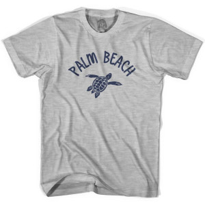 Palm Beach Sea Turtle Youth Cotton T-shirt - Grey Heather Palm Beach Sea Turtle Youth Cotton T-shirt - Grey Heather