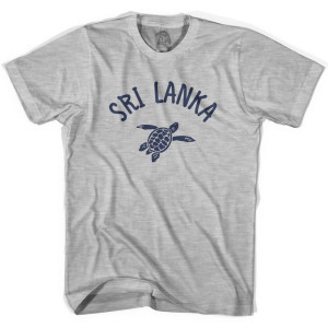 Sri Lanka Beach Sea Turtle Youth Cotton T-shirt - Grey Heather