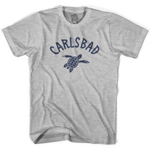 Carlsbad Beach Sea Turtle Youth Cotton T-shirt - Grey Heather