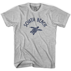 South Beach Sea Turtle Youth Cotton T-shirt - Grey Heather South Beach Sea Turtle Youth Cotton T-shirt - Grey Heather