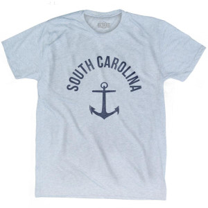 South Carolina State Anchor Home Tri-Blend Adult T-shirt - Athletic White South Carolina State Anchor Home Tri-Blend Adult T-shirt - Athletic White