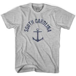 South Carolina State Anchor Home Cotton Adult T-shirt - Grey Heather South Carolina State Anchor Home Cotton Adult T-shirt - Grey Heather