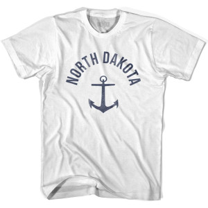 North Dakota State Anchor Home Cotton Youth T-shirt-White North Dakota State Anchor Home Cotton Youth T-shirt-White