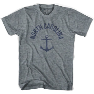 North Carolina State Anchor Home Tri-Blend Womens T-shirt-Athletic Grey North Carolina State Anchor Home Tri-Blend Womens T-shirt-Athletic Grey