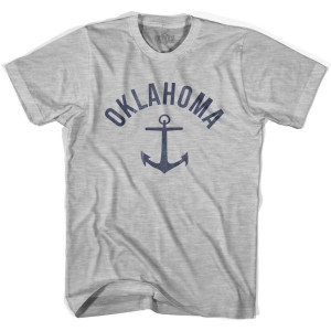 Oklahoma State Anchor Home Cotton Youth T-shirt-Grey Heather Oklahoma State Anchor Home Cotton Youth T-shirt-Grey Heather