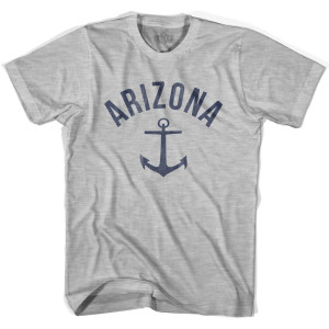 Arizona State Anchor Home Cotton Youth T-shirt-Grey Heather Arizona State Anchor Home Cotton Youth T-shirt-Grey Heather