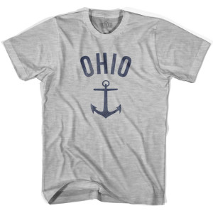 Ohio State Anchor Home Cotton Youth T-shirt - Grey Heather