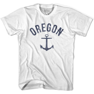 Oregon State Anchor Home Cotton Womens T-shirt - White