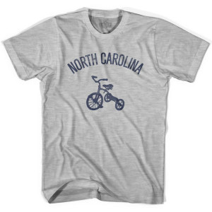 North Carolina State Tricycle Adult Cotton T-shirt - Grey Heather North Carolina State Tricycle Adult Cotton T-shirt - Grey Heather