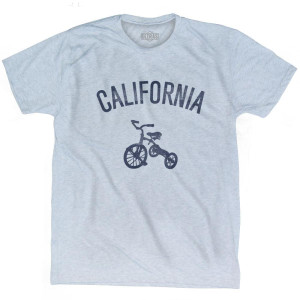 California State Tricycle Adult Tri-Blend T-shirt - Athletic White California State Tricycle Adult Tri-Blend T-shirt - Athletic White