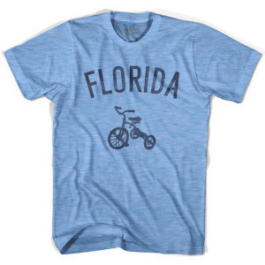 Florida State Tricycle Adult Tri-Blend T-shirt - Athletic Blue
