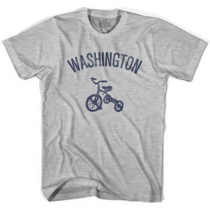 Washington State Tricycle Youth Cotton T-shirt - Grey Heather
