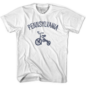 Pennsylvania State Tricycle Youth Cotton T-shirt - White Pennsylvania State Tricycle Youth Cotton T-shirt - White