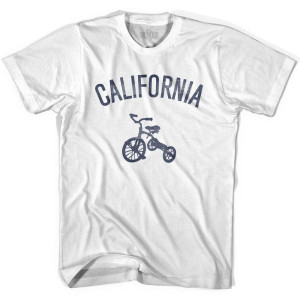 California State Tricycle Youth Cotton T-shirt-White California State Tricycle Youth Cotton T-shirt-White